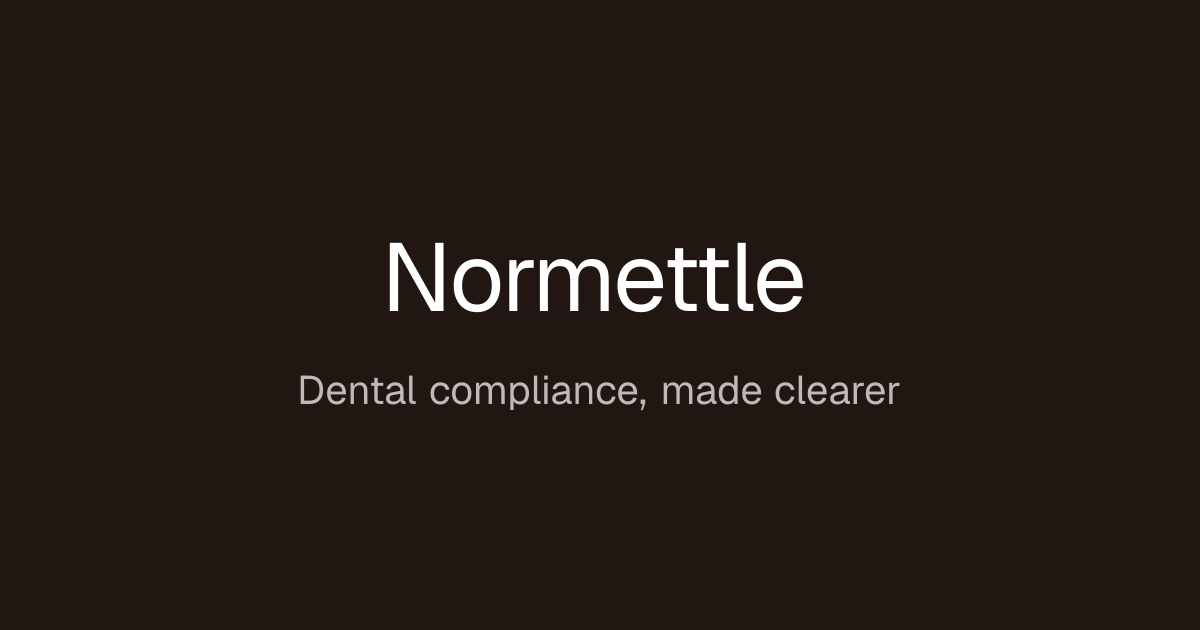 Normettle — Every compliance AI wants to automate the audit. We kept a human in the loop so someone…